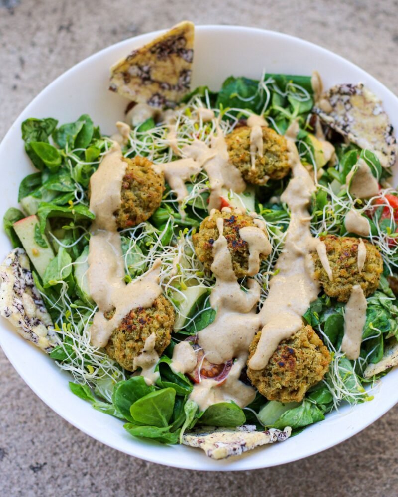 falafel tahin salad-3