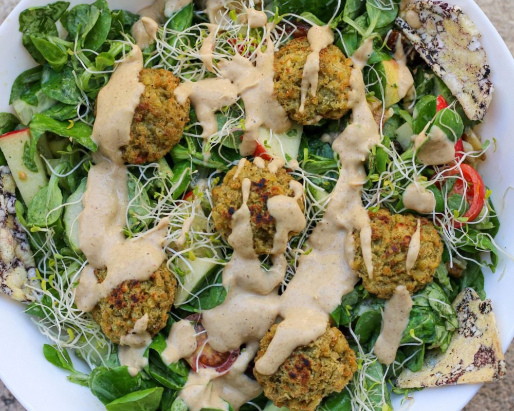 falafel tahin salad-4