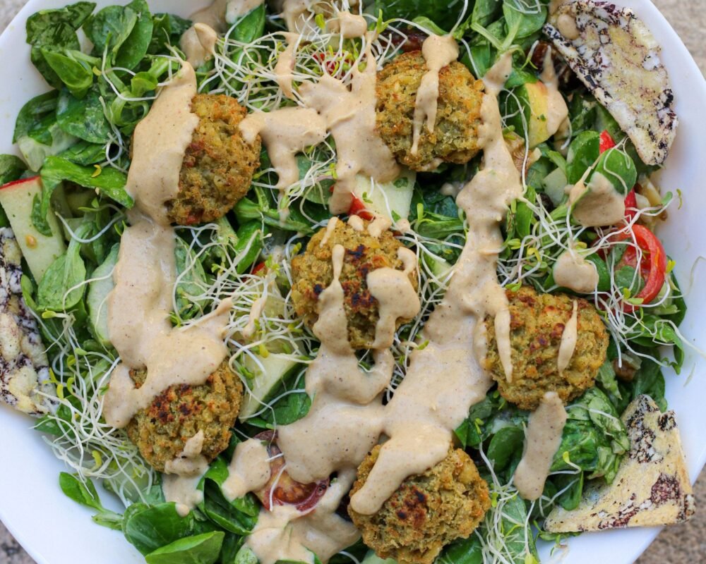 falafel tahin salad-4