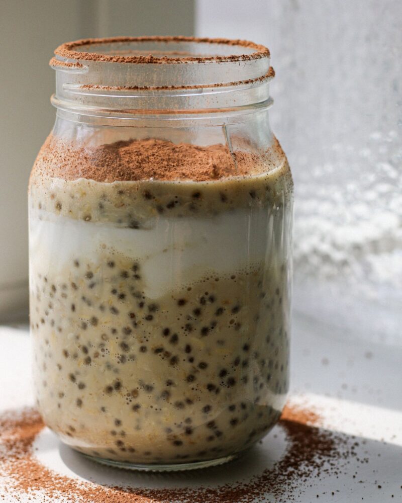 overnight oats tiramisu -5