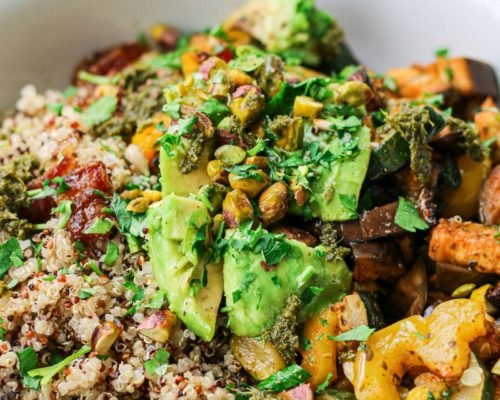 quinoa veggie bowl-7