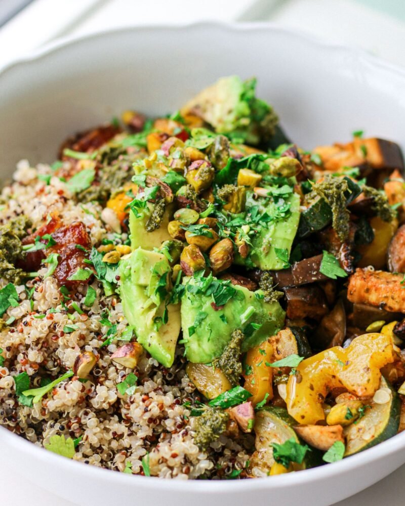 quinoa veggie bowl-7