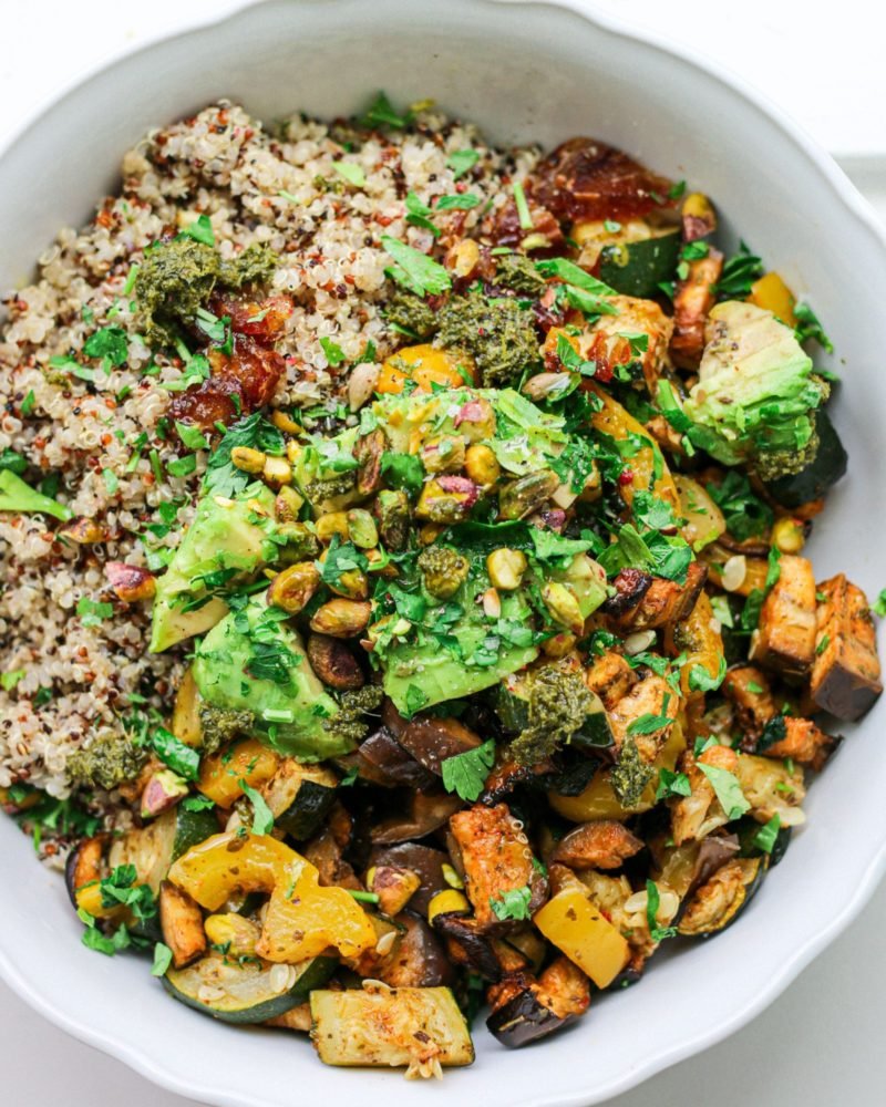 quinoa veggie bowl-8