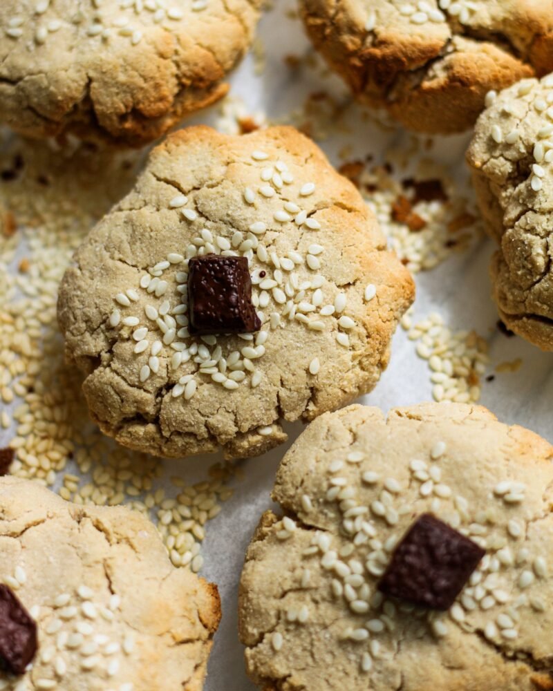 sesame cookies-2