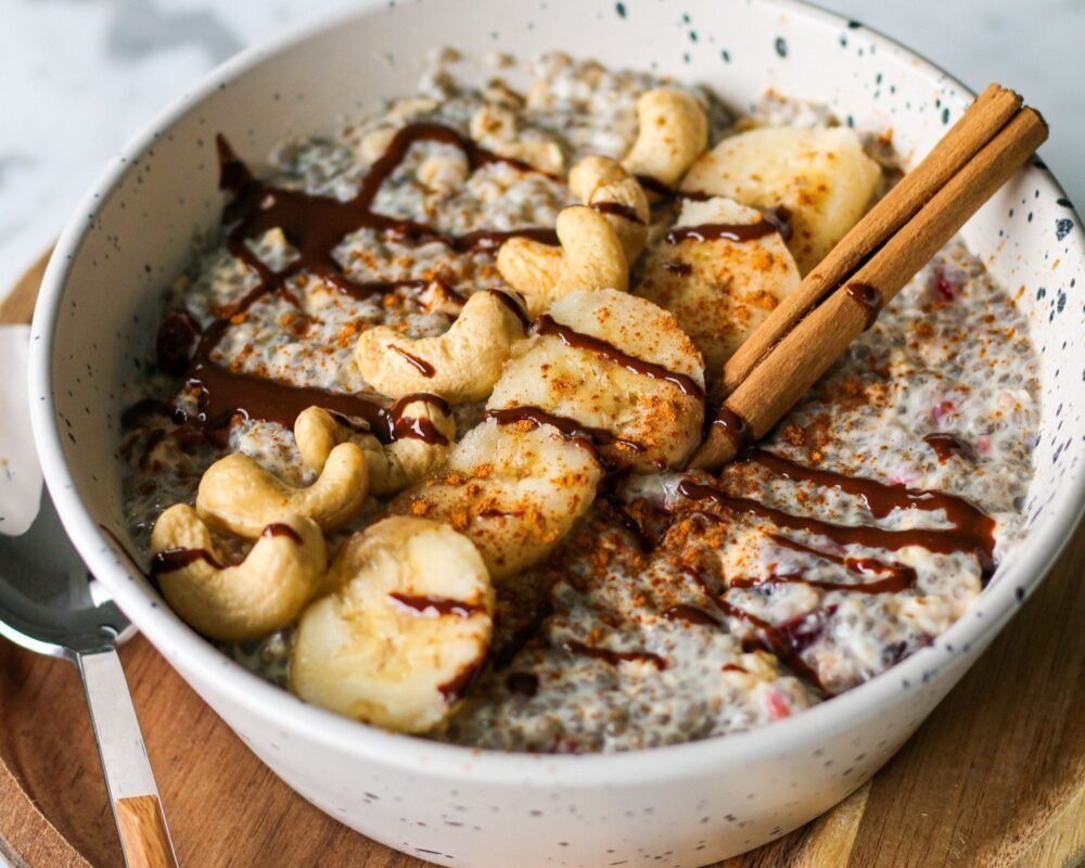 autumn chia pudding