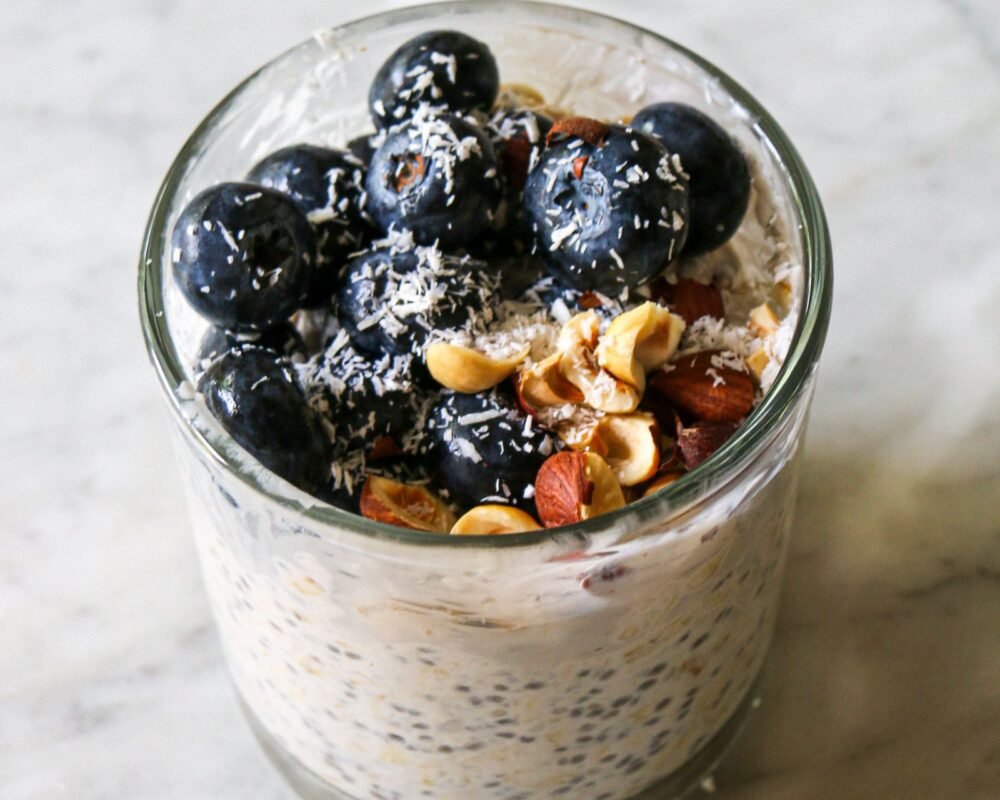 overnight oats 3 ways – bluebrry