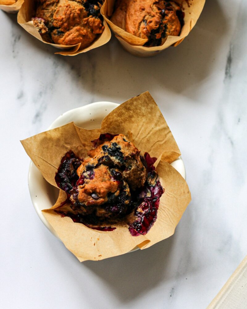 Blueberry Banana Muffins-1