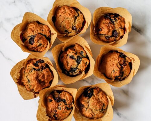 Blueberry Banana Muffins-2