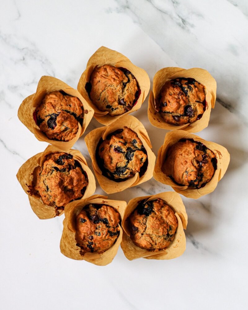 Blueberry Banana Muffins-2